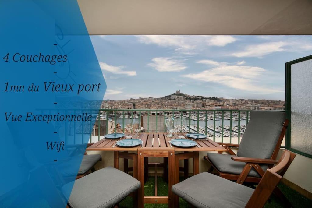 Terrace Apartment Old Port Exceptional View Марсель Экстерьер фото