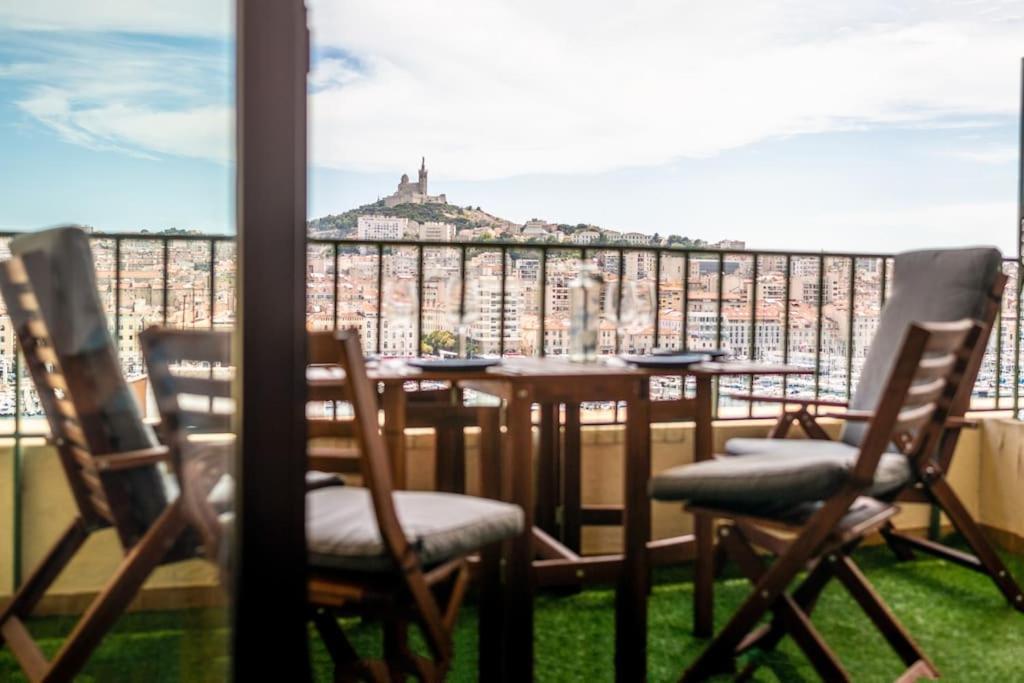 Terrace Apartment Old Port Exceptional View Марсель Экстерьер фото