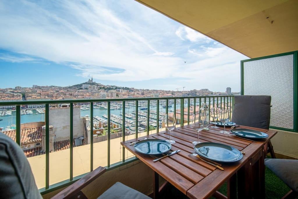 Terrace Apartment Old Port Exceptional View Марсель Экстерьер фото
